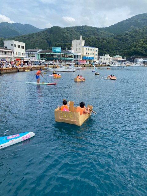 戸田港まつりで行われる海上ダンボールレースの参加者を募集します！