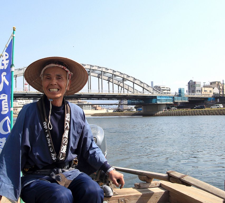 我入道の渡し船
