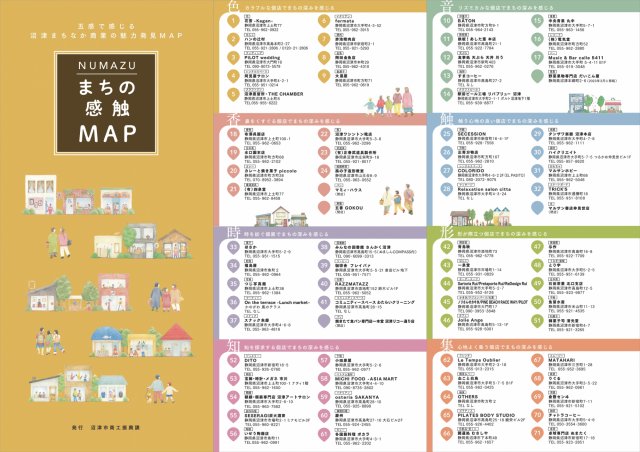 NUMAZUまちの感触MAP