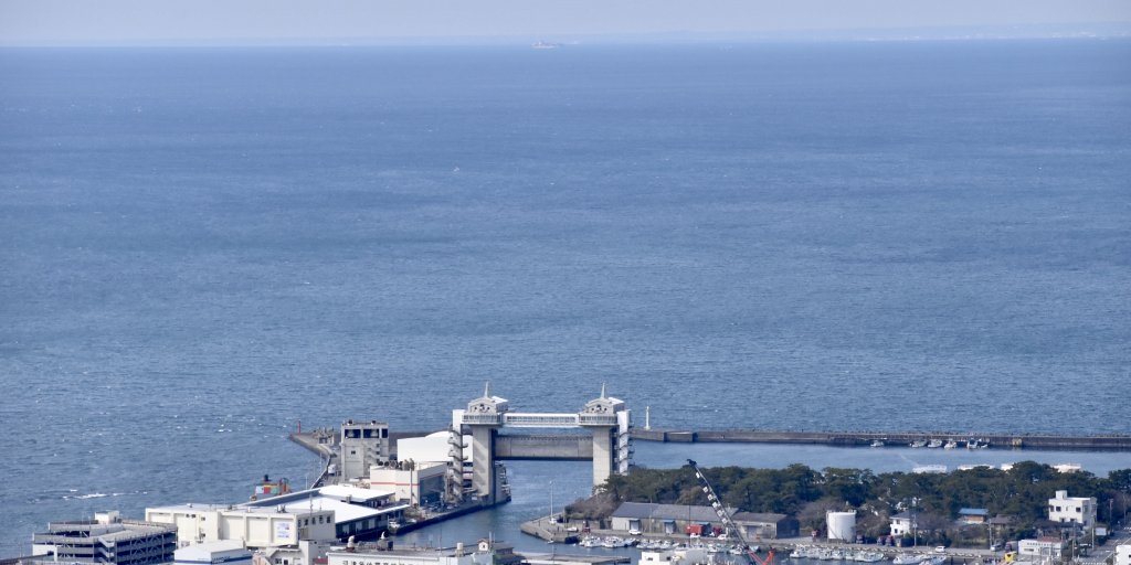 沼津港の「びゅうお」も良く見えます！