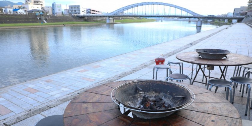 かのがわ風のテラスでＢＢＱ、カヤックを楽しもう！