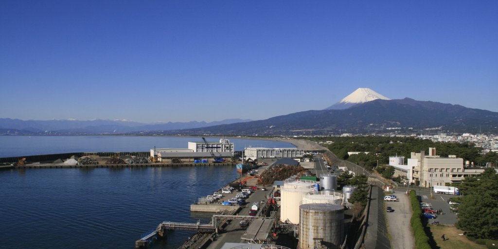 びゅうおから富士山を望む