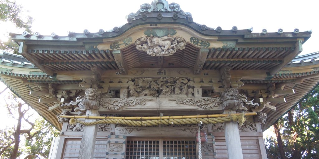 「大瀬神社」の素晴らしい彫刻に注目！